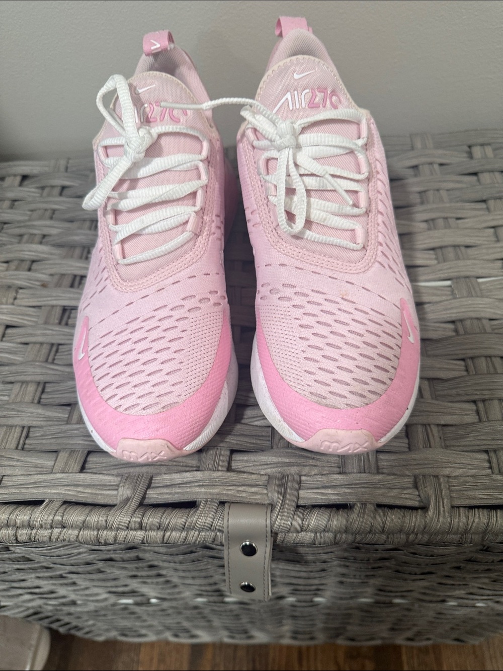 Nike Kids Pink Air 270 Mesh Sneakers